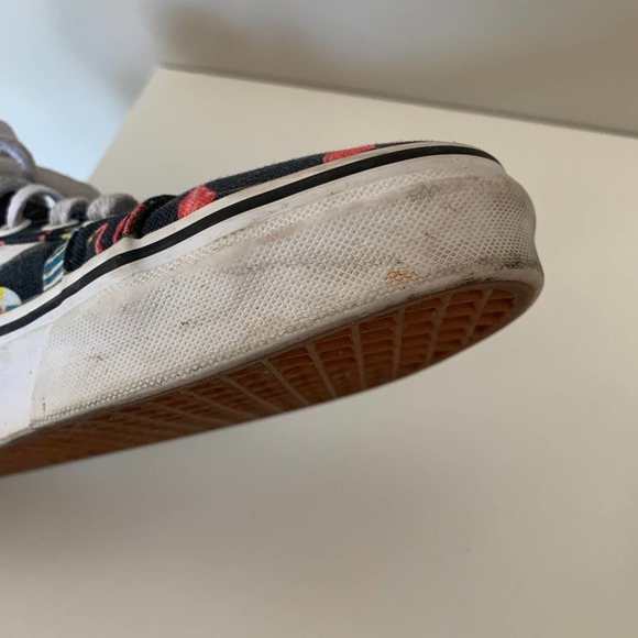 Vans Off The Wall SK8-Hi Reissue Pool Vibes sneakers black with flamingos unisex - Picture 10 of 13